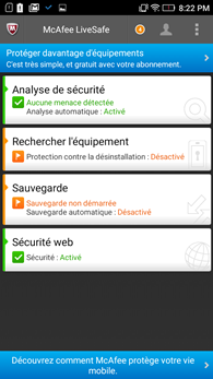 Lenovo K5 : McAfee