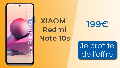 Le nXiaomi Redmi Note 10s est à 199? chez RED by SFR