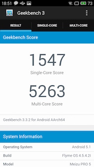 Meizu Pro 5 performance