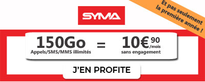 forfait 150Go Syma Mobile