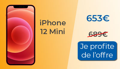 L'iPhone 12 mini est en soldes