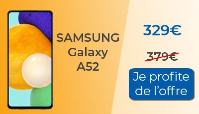 Soldes Samsung Galaxy A52