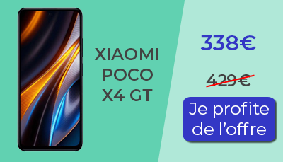 Xiaomi POCO X4 GT offre de noel