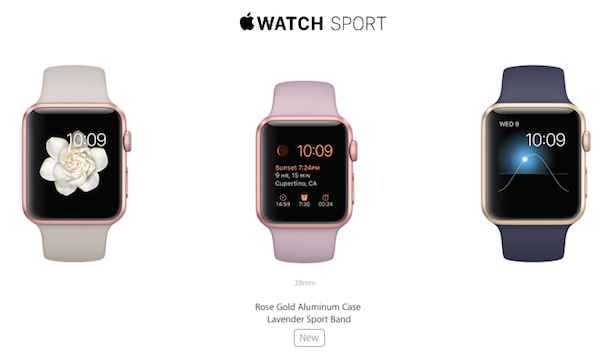 Apple Watch : de nouvelles robes pour aller avec l’iPhone 6S