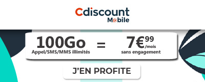 Forfait Cdiscount 100Go