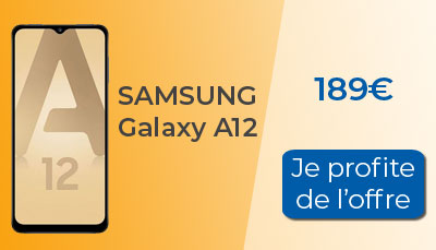 Le Samsung Galaxy A12 est à 189? chez RED by SFR