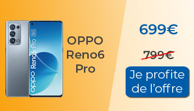 L'Oppo Reno6 Pro est en promotion à 699? chez Fnac