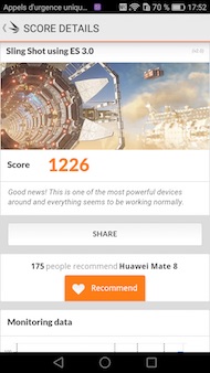 Huawei Mate 8 performances