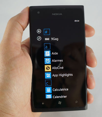 Test Nokia Lumia 900 : système d'exploitation