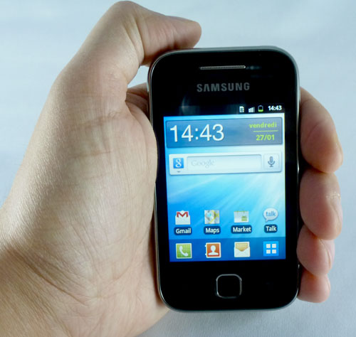 test samsung galaxy Y Android 2.3  Gingerbread Free Mobile