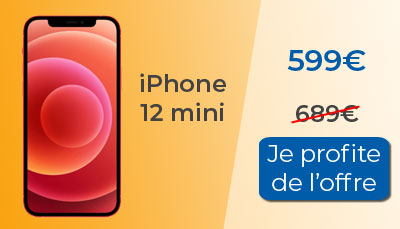 L'iPhone 12 mini est en promotion chez Fnac