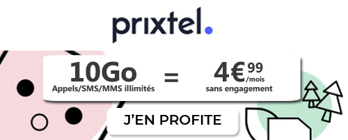 Forfait Prixtel 10Go