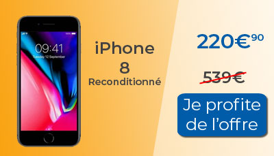 L'iPhone 8 reconditionné est à 220? seulement