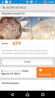 Sony Xperia C5 Ultra performances