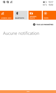 Microsoft Lumia 435 : Action Center