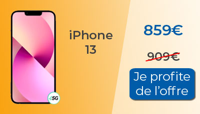 L'iPhone 13 est à 859? chez Fnac