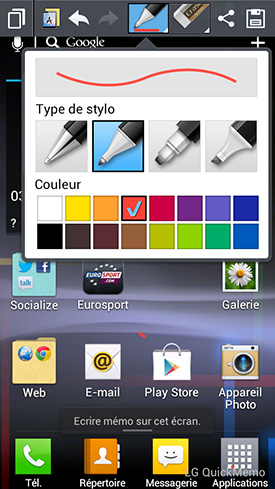 LG Optimus L9 : Quick Memo