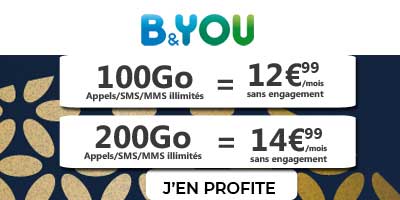 promos forfaits bandyou 100go et 200Go