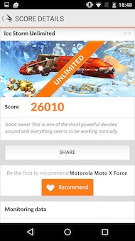 Motorola Moto X Force performances