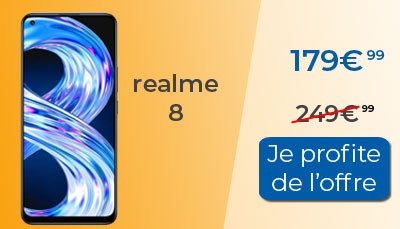 Le realme 8 est à 179? chez Rakuten