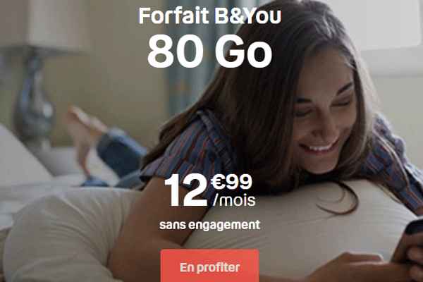 Forfait mobile : Dernier jour pour profiter des offres promotionnelles B&You dès 4.99€  !