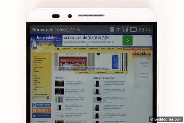 Huawei Ascend Mate 7 : écran