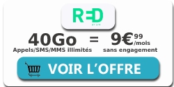 Nouveau forfait RED by SFR