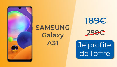 Soldes : Samsung Galaxy A31 à moins de 200?