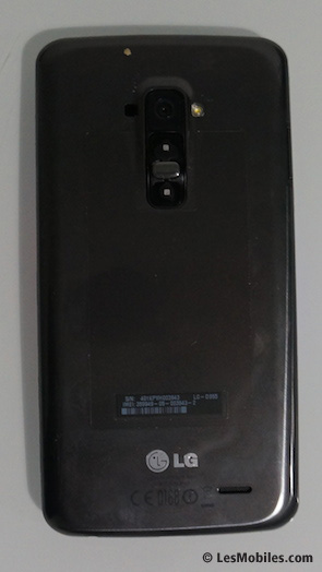 LG G Flex (face arrière)