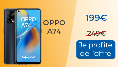 Soldes : Oppo A74 à 199? chez Boulanger