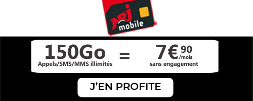 promo NRJ Mobile 150Go