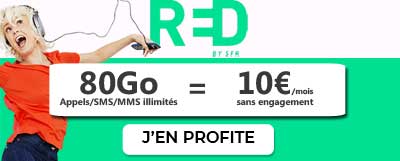 forfait RED 80Go