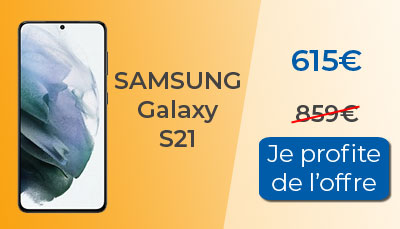 Le Samsung Galaxy S21 est en promotion à 615? chez Rakuten