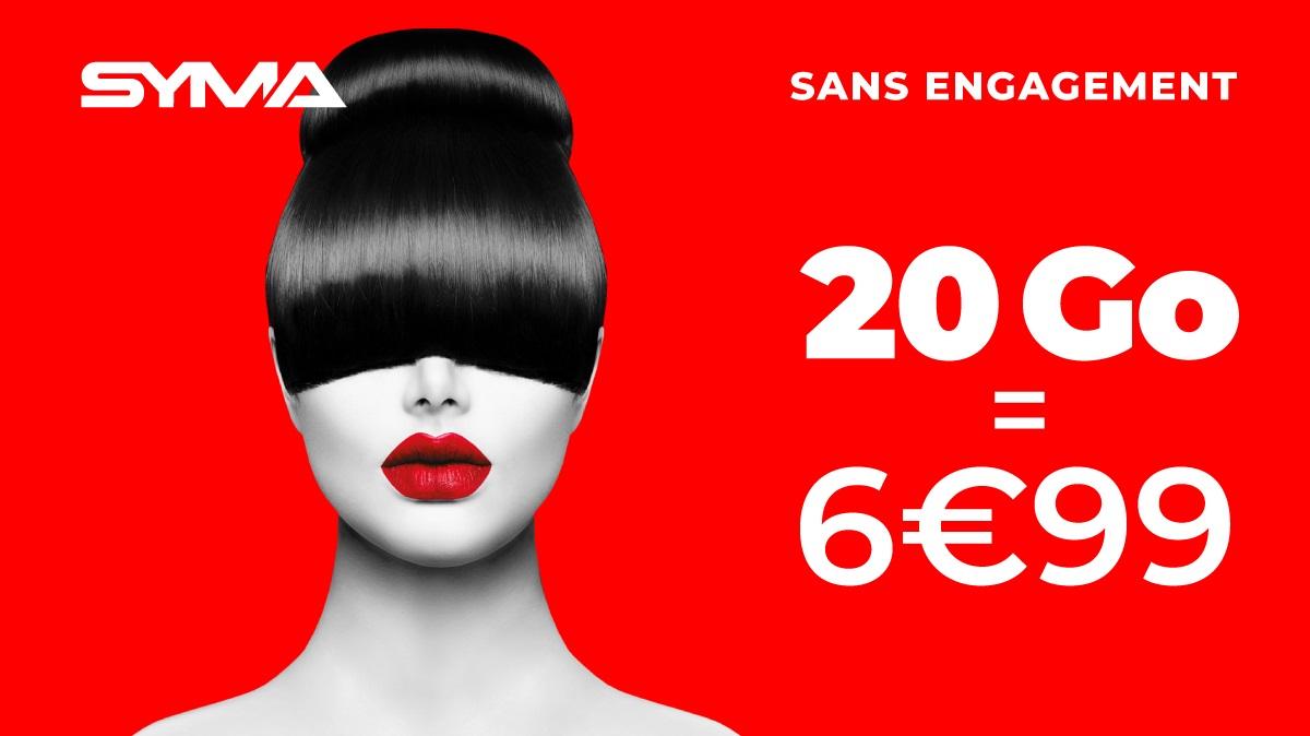 Syma fait un carton avec son forfait mobile 20 Go à 6,99€/mois, on vous dit pourquoi !