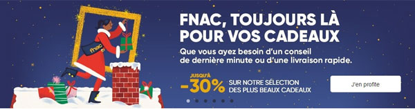 Toutes les promotions Fnac pour Noël