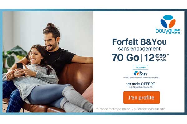 Dernier jour pour profiter des promos sur les forfaits sans engagement de Bouygues Telecom !