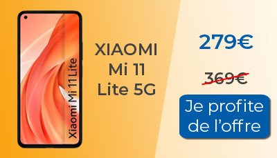 Le Xiaomi Mi 11 Lite est à 279? chez Fnac