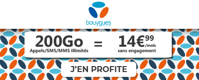 Forfait B&You 200Go à 14.99? seulement