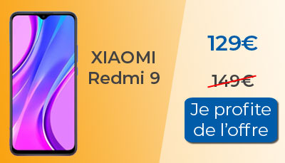 Xiaomi Redmi 9 en promo chez Boulanger