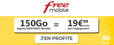 Forfait Free 150Go