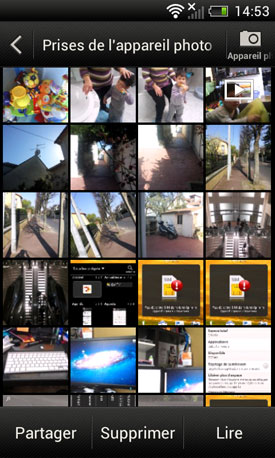 Test HTC Desire C : albums photos