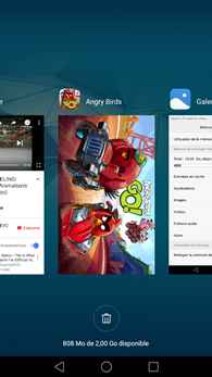 Honor 5C : gestionnaire de multitâche