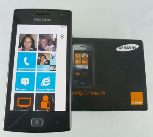 test samsung omnia w windows phone mango 7.5