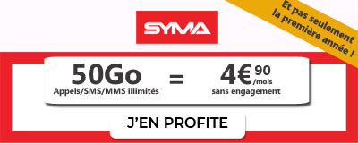 forfait syma 50Go