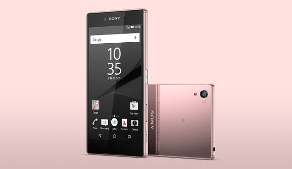 Du rose pour le Sony Xperia Z5 Premium