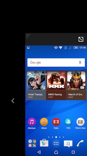 Sony Xperia C5 Ultra interface