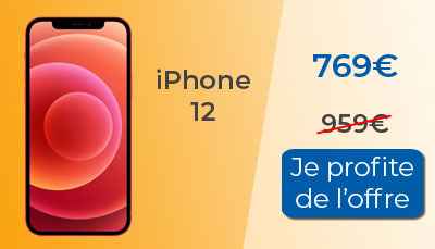 L'iPhone 12 au meilleur prix chez Rakuten