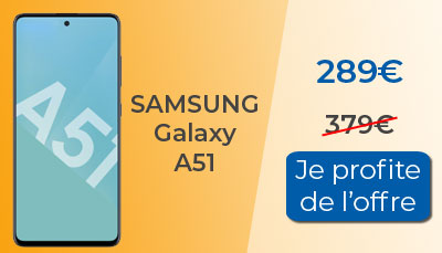 Soldes : Samsung Galaxy A51 en promotion