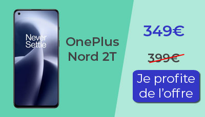 Le OnePlus Nord 2T 5G est à prix canon chez Amazon