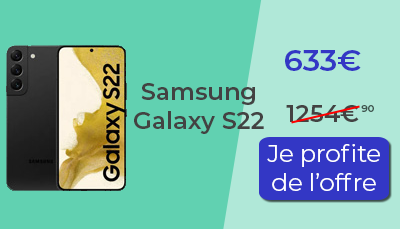 CTA promotion Galaxy S22 Rakuten